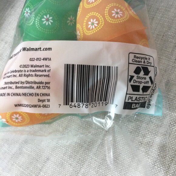 Lot of 5 Way to Celebrate Colorful Floral Fillable Easter Eggs 12 Count Each - Picture 4 of 5